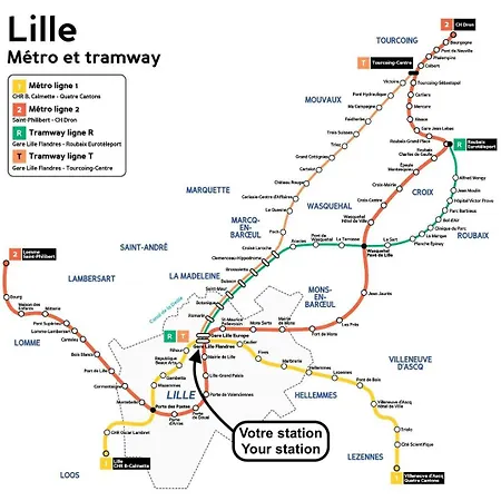 One Bedroom At The Foot Of The Stations Apartmán Lille